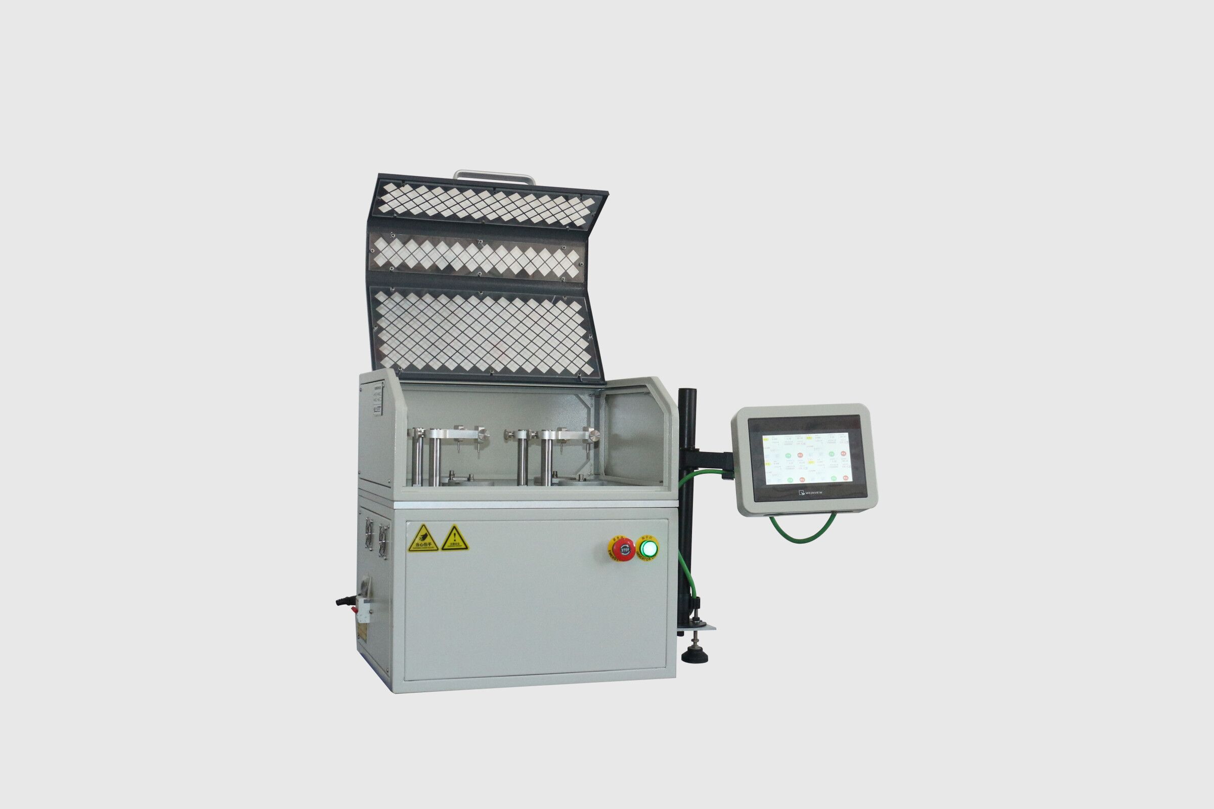Torsion spring fatigue testing machine v