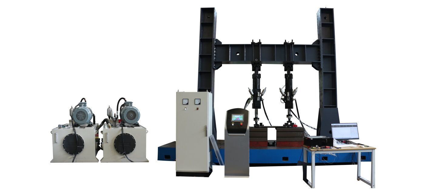 Fatigue test-bed for automobile suspensi