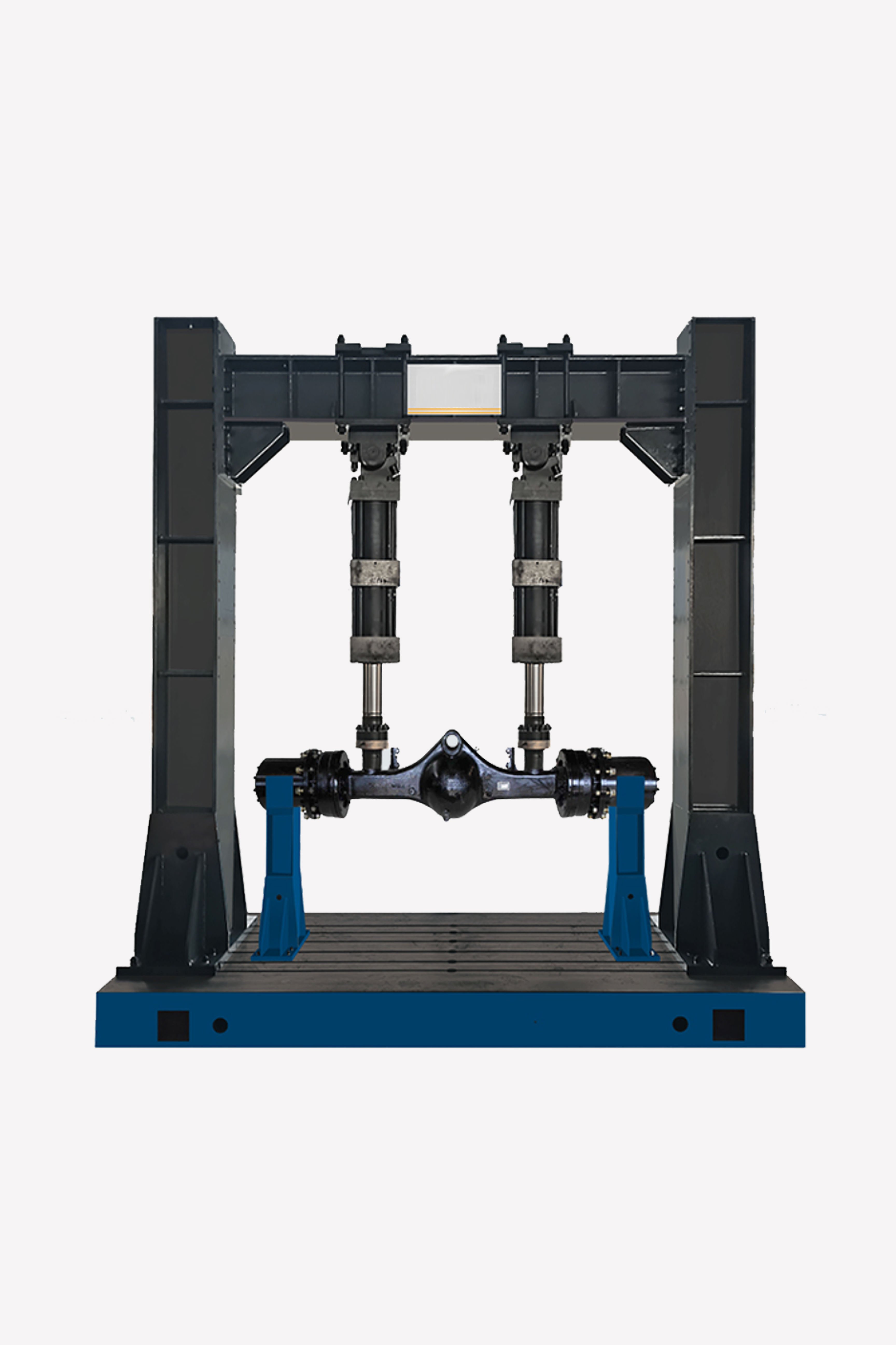 Electro-hydraulic servo axle fatigue tes